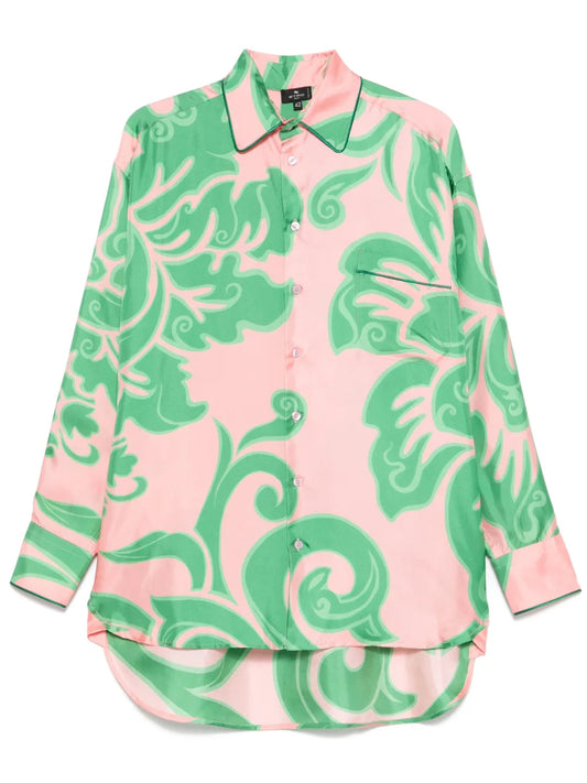 Abstract-Print Shirt