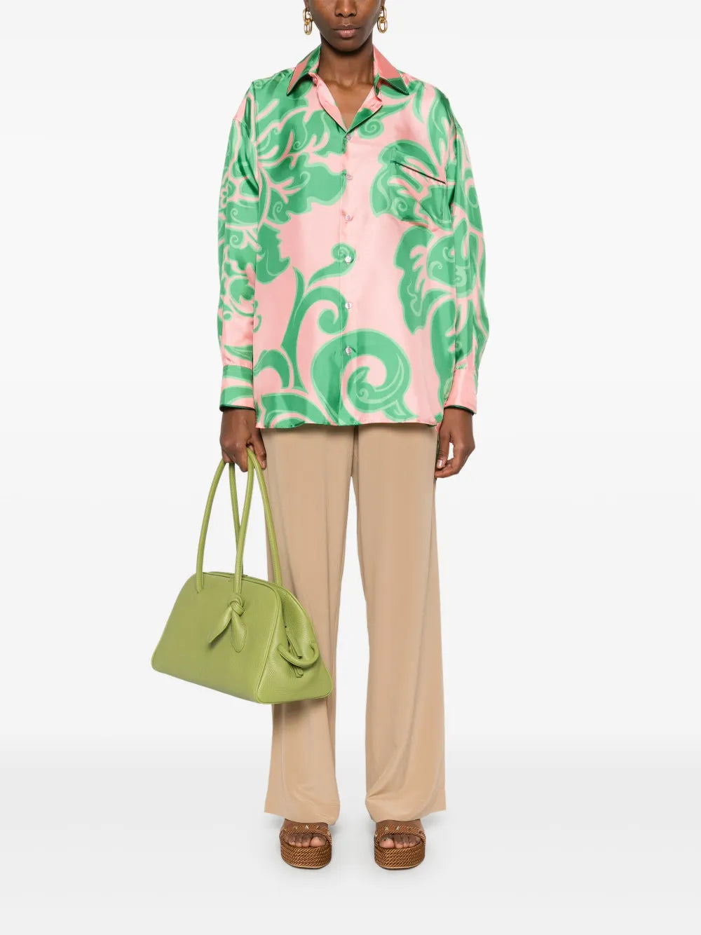 Abstract-Print Shirt