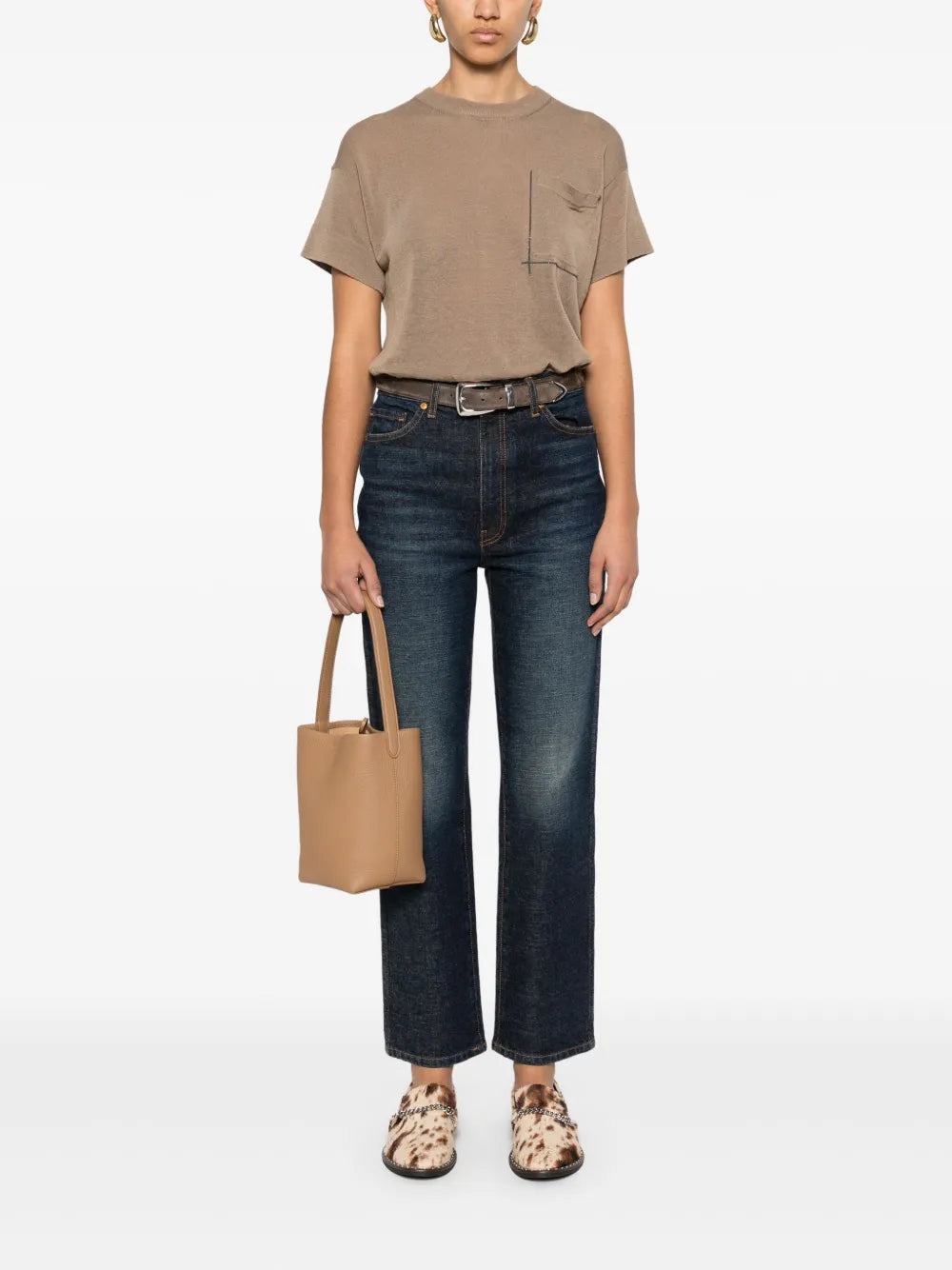 Monili-Detail T-Shirt