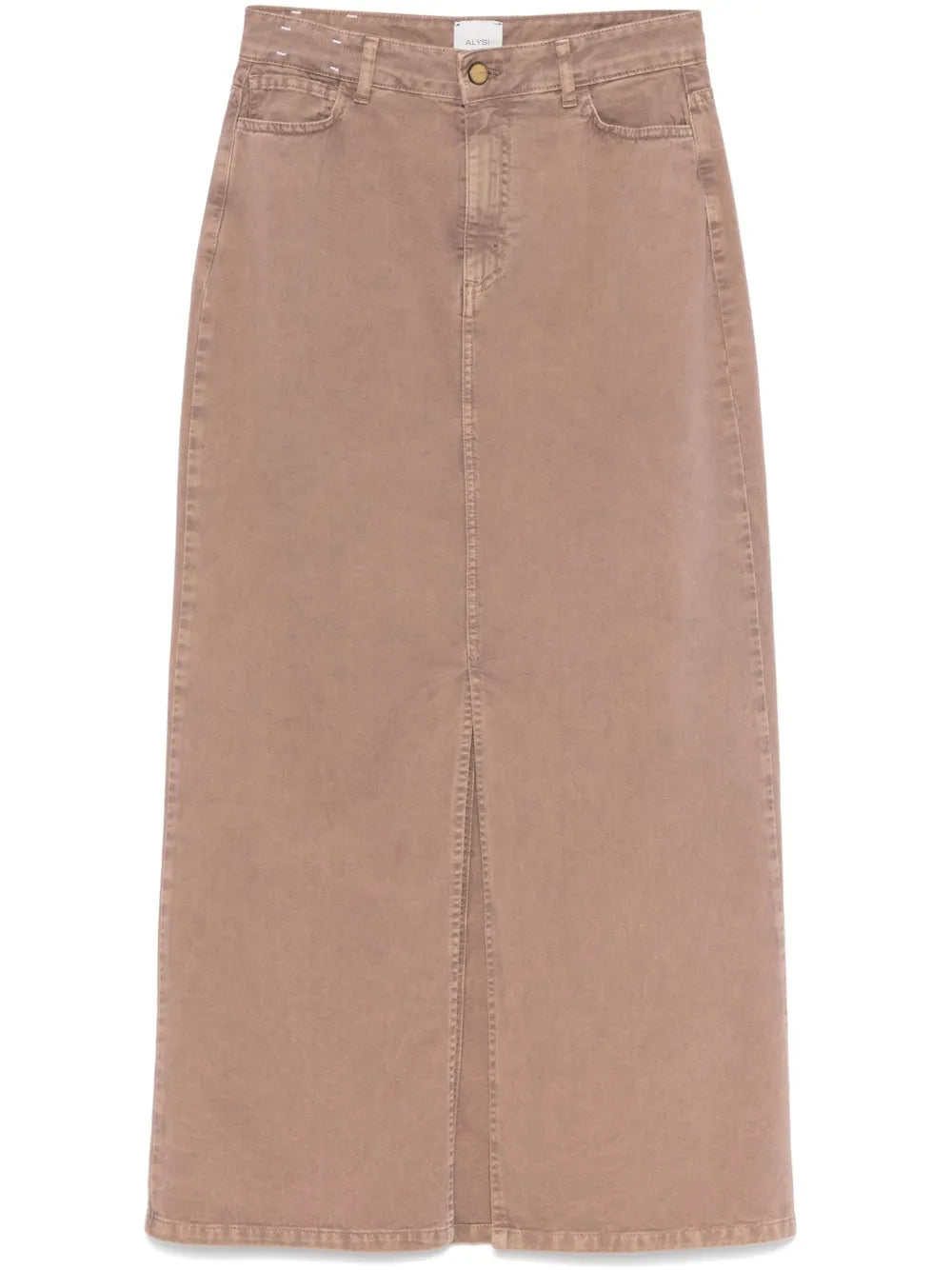 Logo-Patch Maxi Skirt