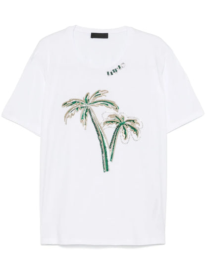 Crystal-Embellished T-Shirt