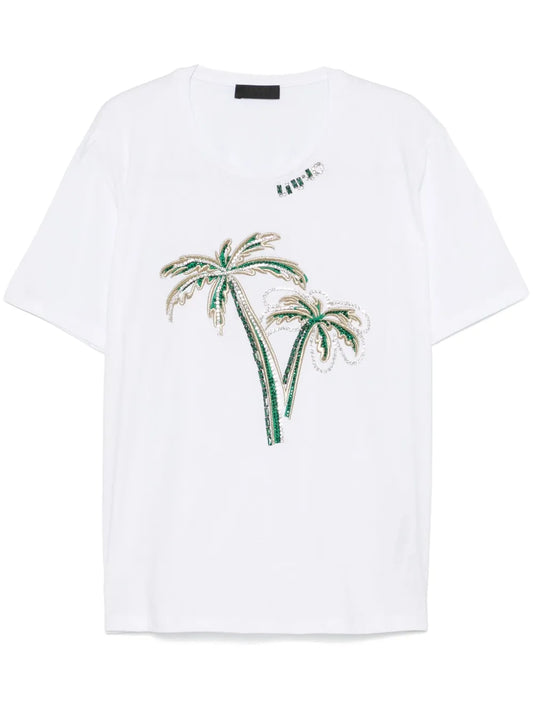 Crystal-Embellished T-Shirt