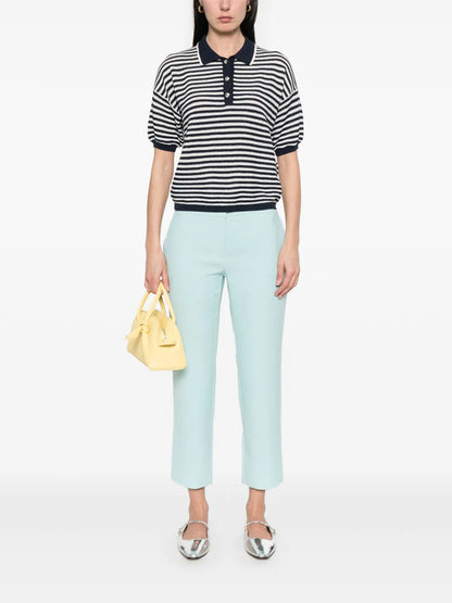 Crêpe Cigarette Trousers