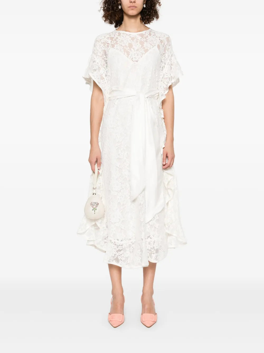 Crush Lace Midi Dress