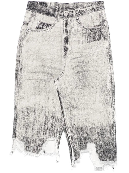 Denim Midi Skirt