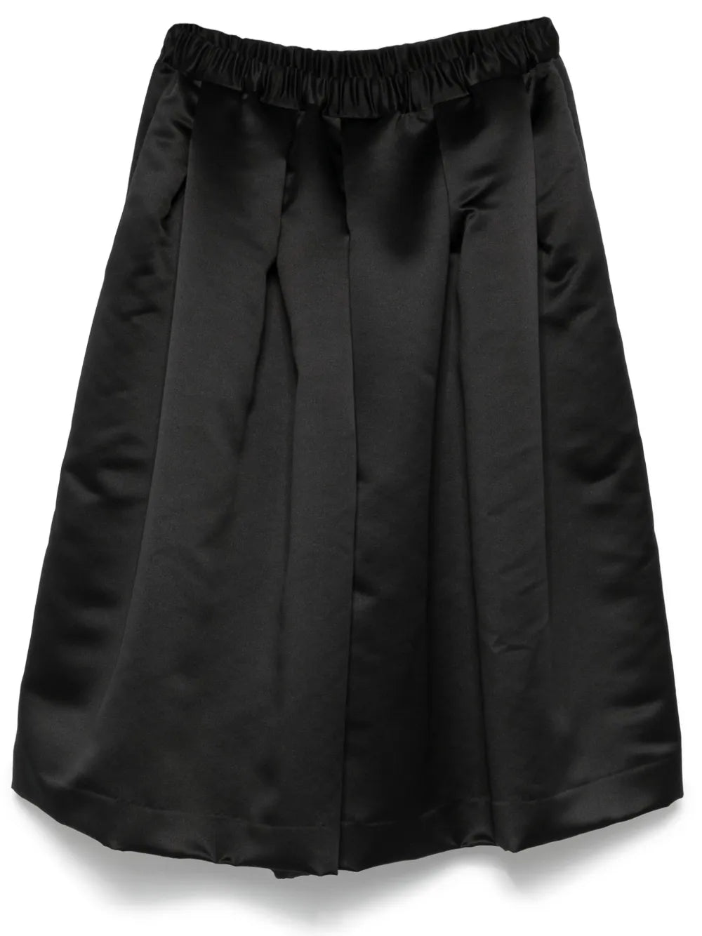 Satin Wide-Leg Shorts
