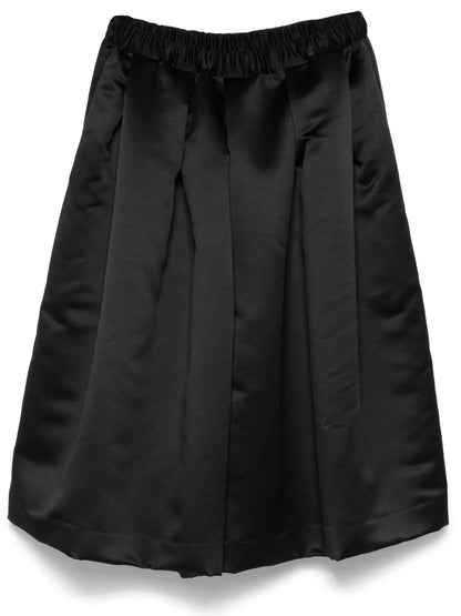 Satin Wide-Leg Shorts