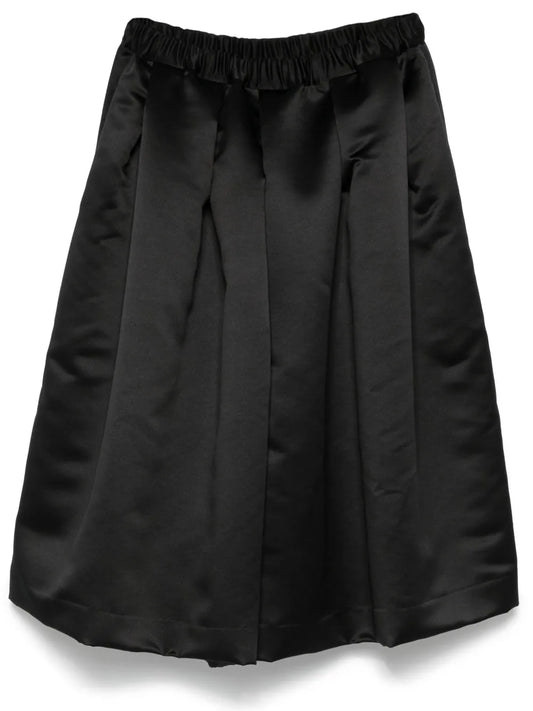 Satin Wide-Leg Shorts