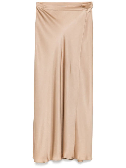Satin Midi Skirt