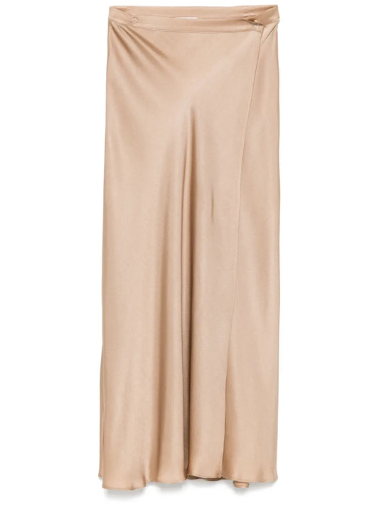 Satin Midi Skirt