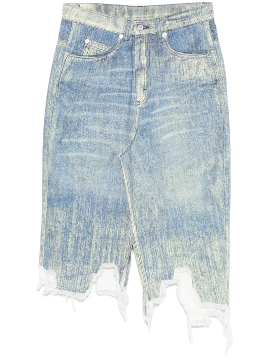 Denim Midi Skirt