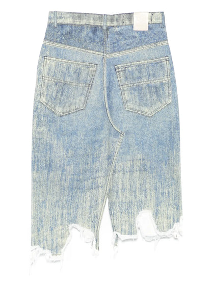 Denim Midi Skirt