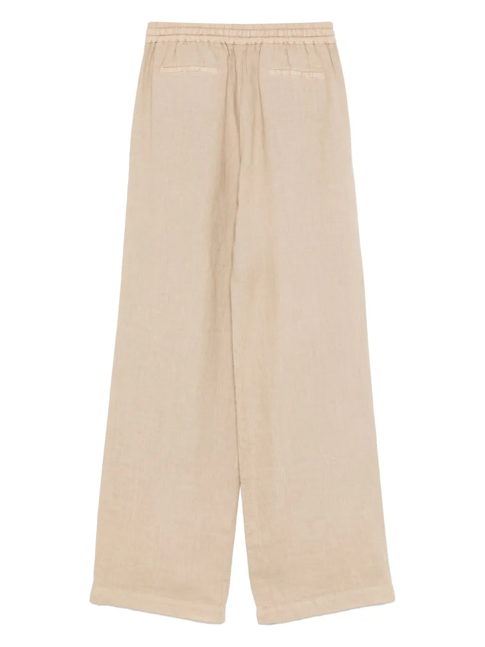 Linen Straight-Leg Trousers