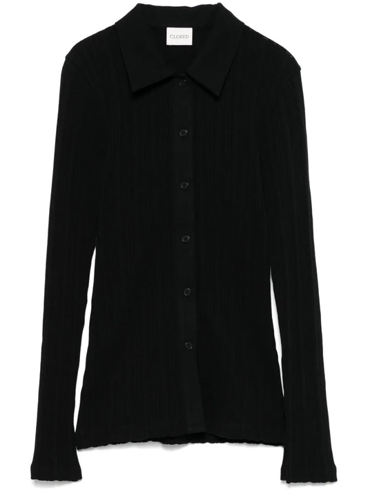 Ribbed-Knit Cardigan