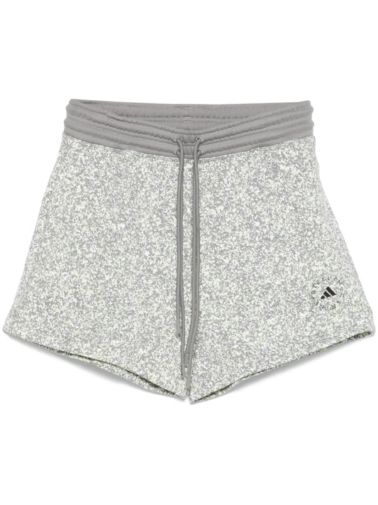 Raised-Logo Track Shorts