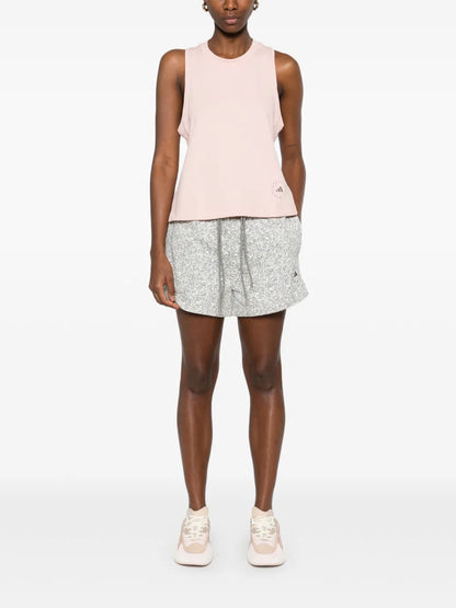 Raised-Logo Track Shorts