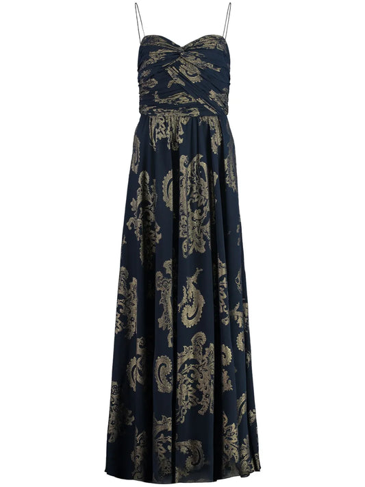 Jacquard Paisley Dress