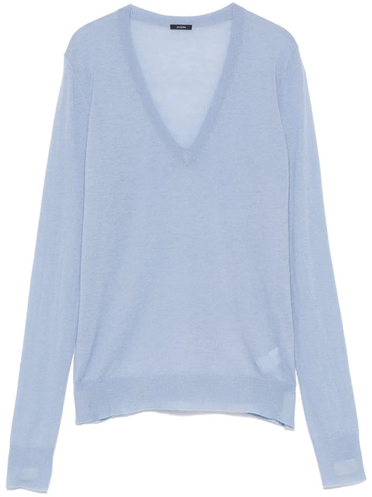 Cashmere V-Neck Top