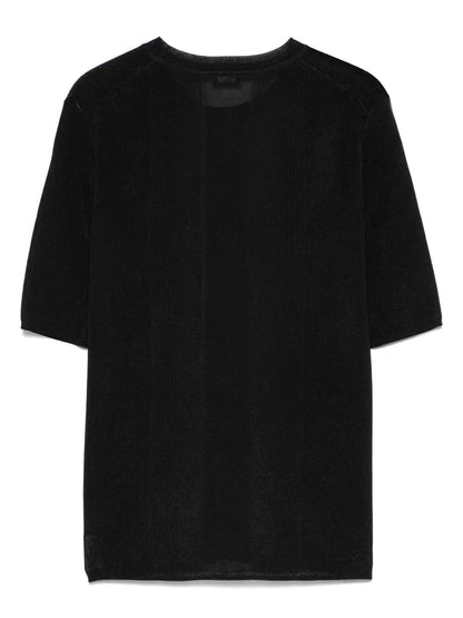 Ribbed-Knit T-Shirt
