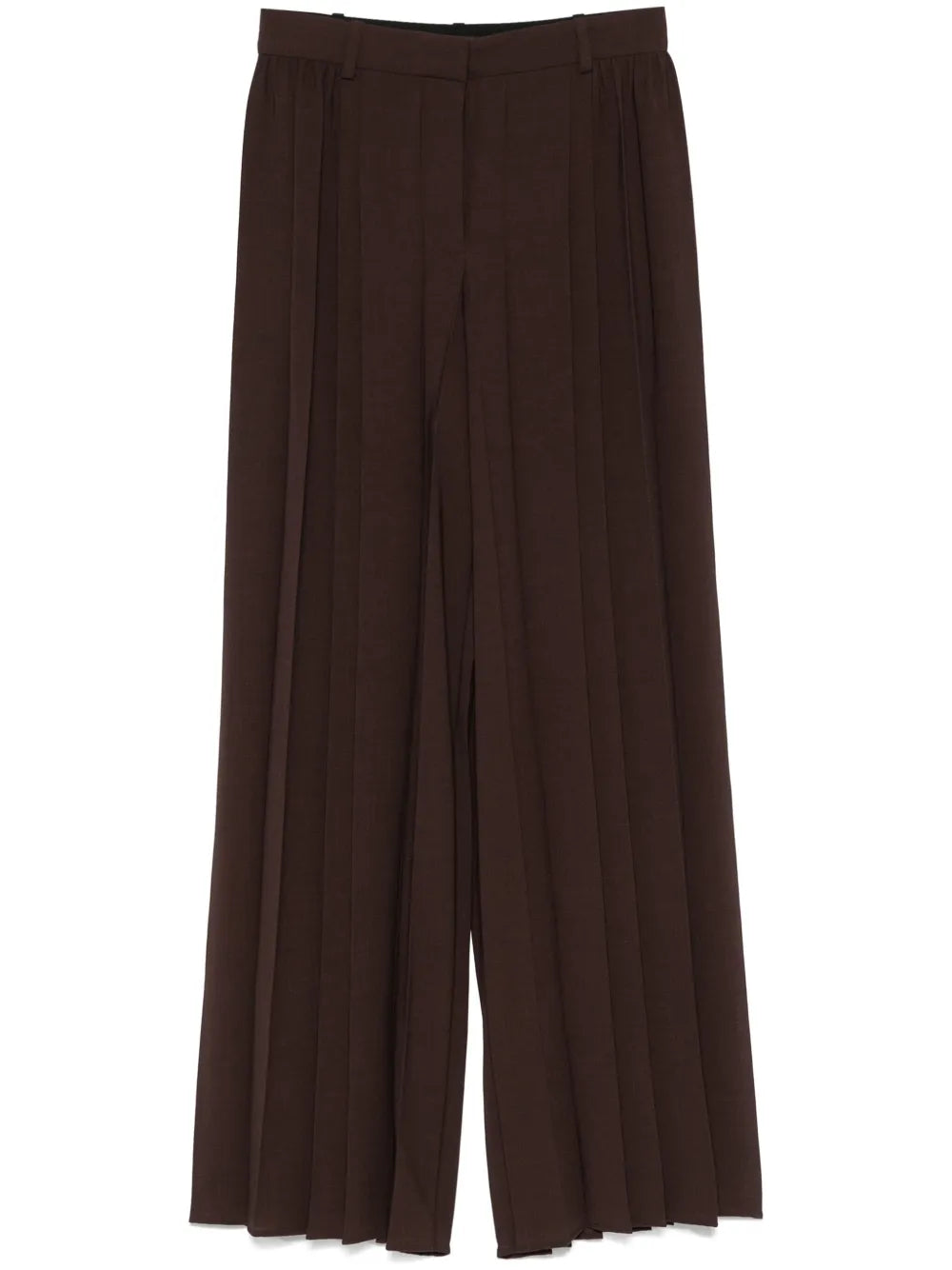 Tibre Pleated Wide-Leg Trousers