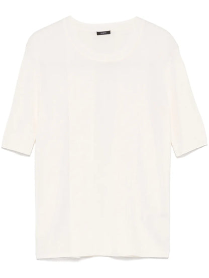 Ribbed-Knit T-Shirt