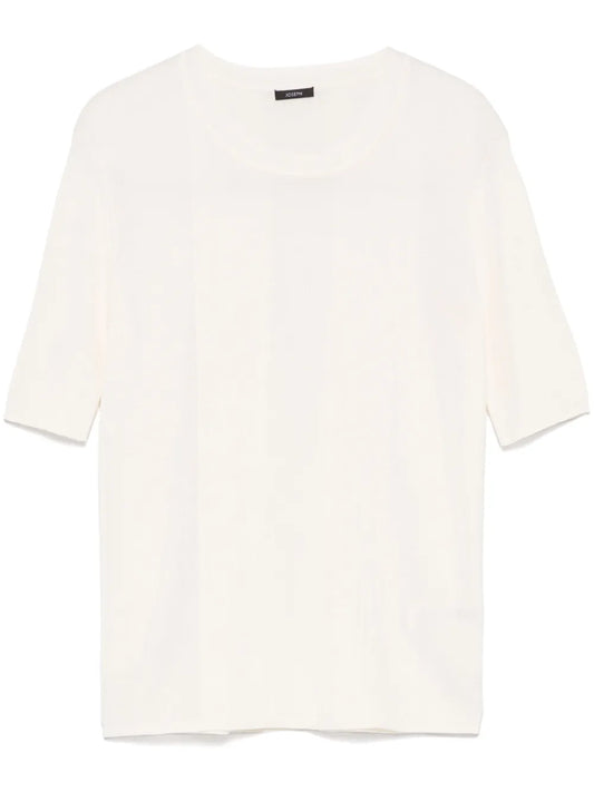 Ribbed-Knit T-Shirt