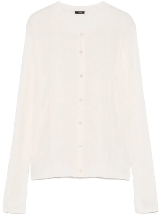 Ribbed-Knit Cardigan