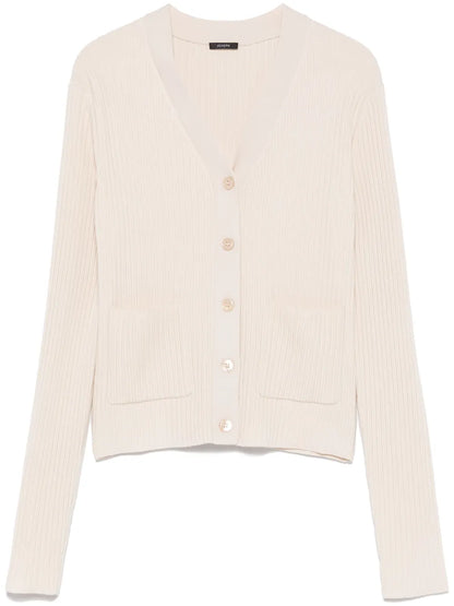 Ribbed-Knit Cardigan