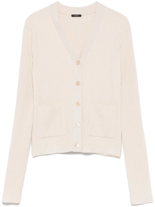 Ribbed-Knit Cardigan