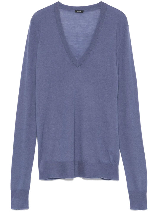Cashmere V-Neck Top