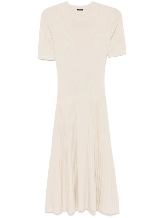 Fine-Ribbed Midi Dress