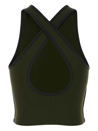 Logo-Embroidered Top