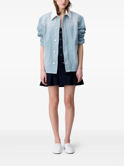 Striped Denim Jacket