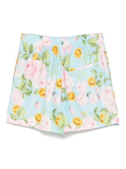 Floral-Print Shorts