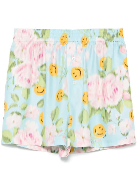 Floral-Print Shorts