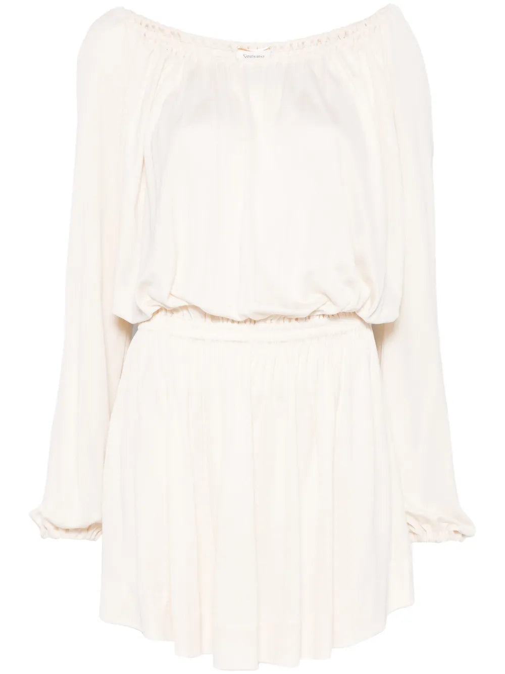 Gathered Jersey Mini Dress