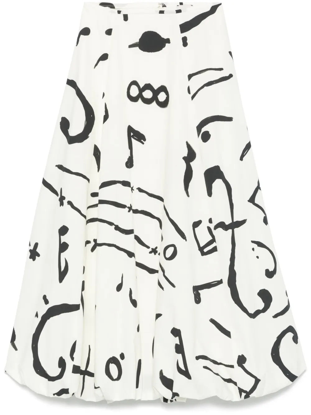 Printed Cotton Maxi Skirt