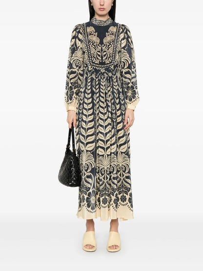 Ainika Tropical Maxi Dress