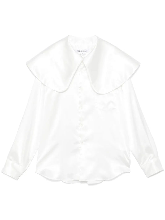 Oversized-Collar Shirt