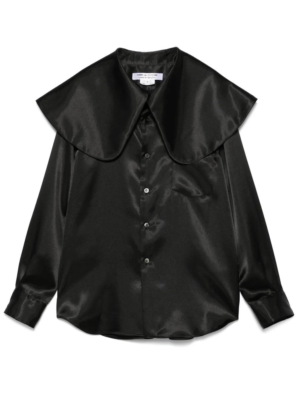 Oversized-Collar Shirt