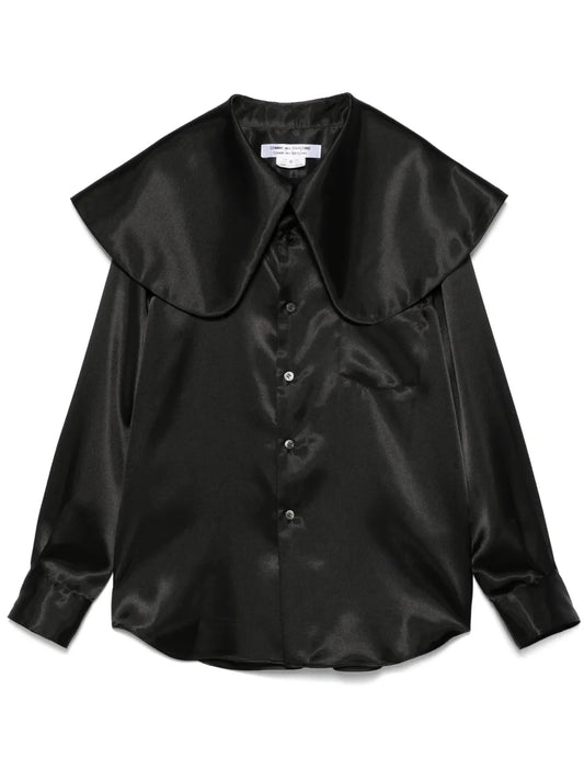 Oversized-Collar Shirt
