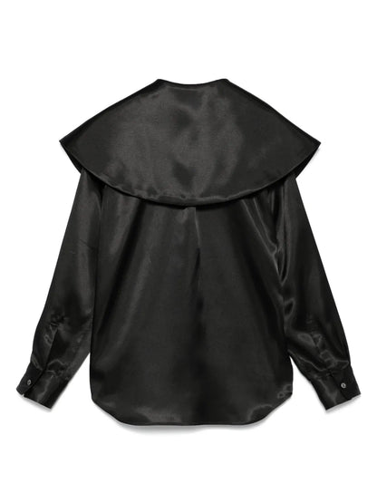 Oversized-Collar Shirt