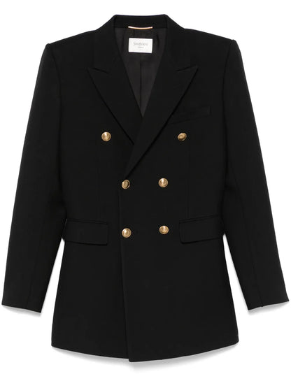 Wool Gabardine Blazer