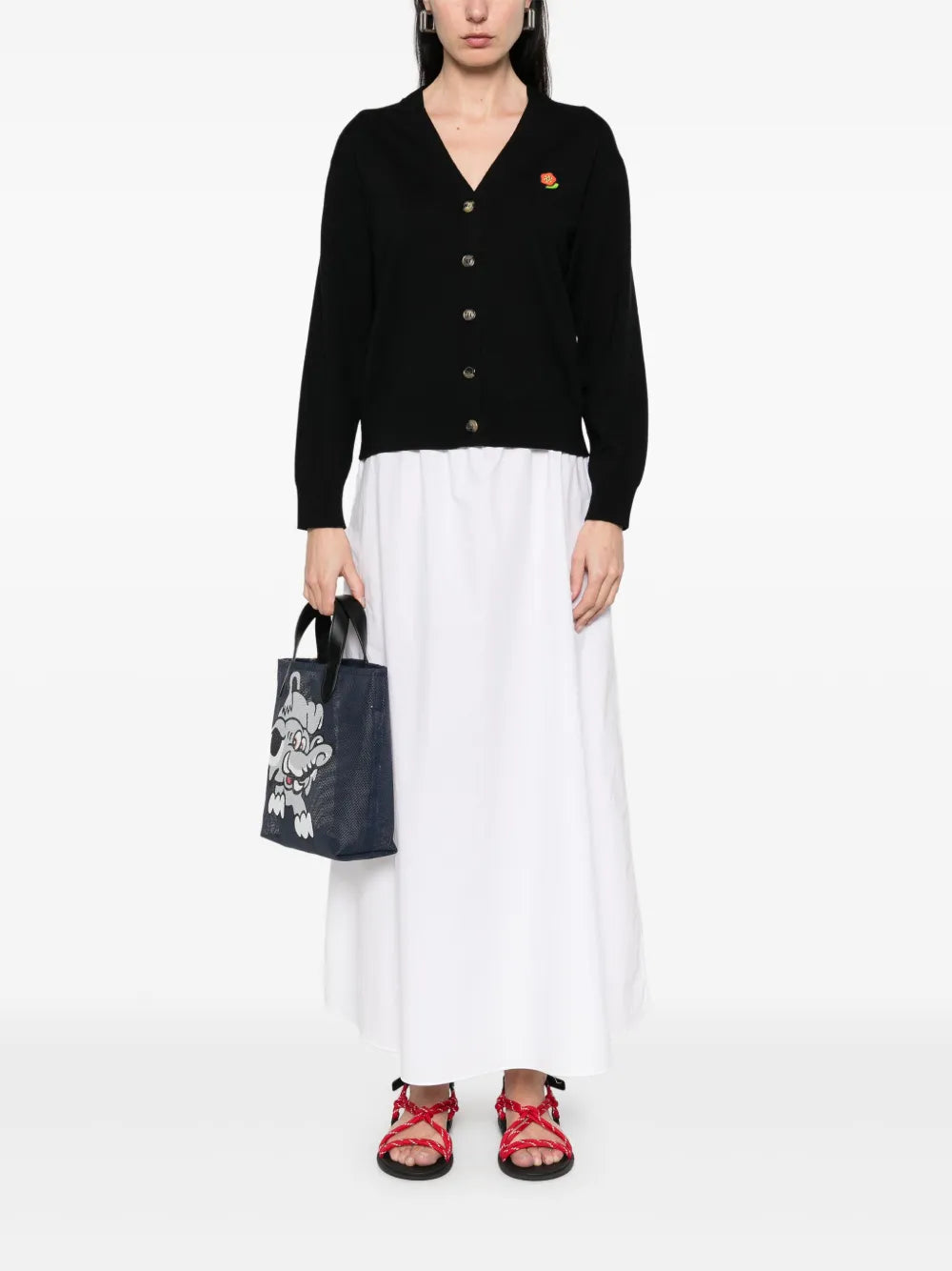 Kenzo Pop-Embroidered Cardigan