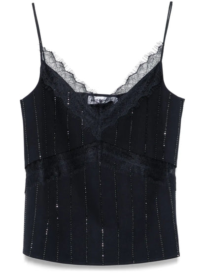 Rhinestone-Embellished Top