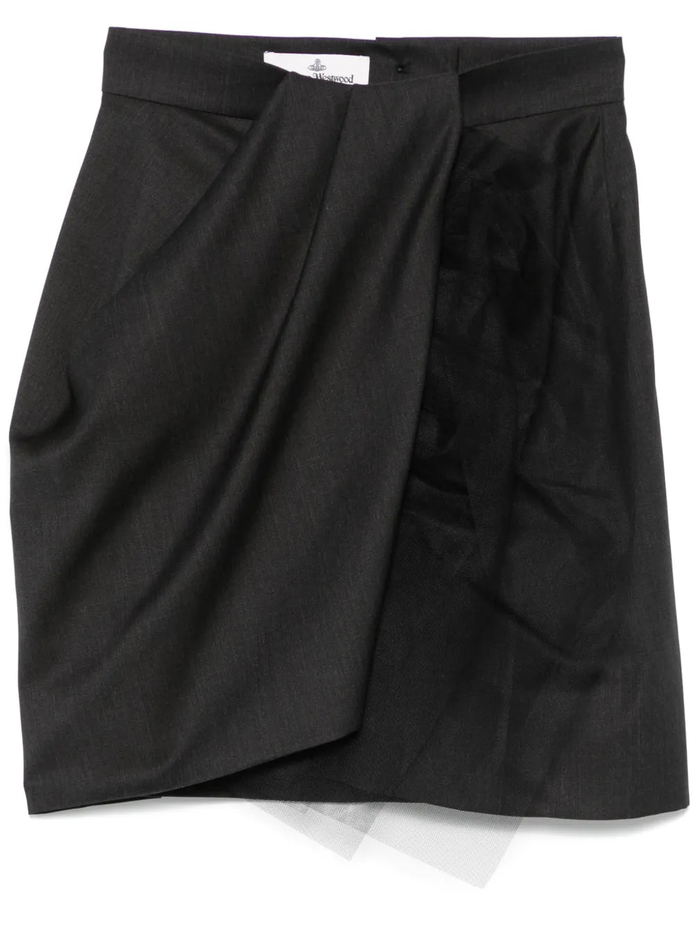 Drape Mini Skirt