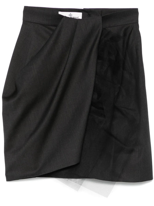 Drape Mini Skirt