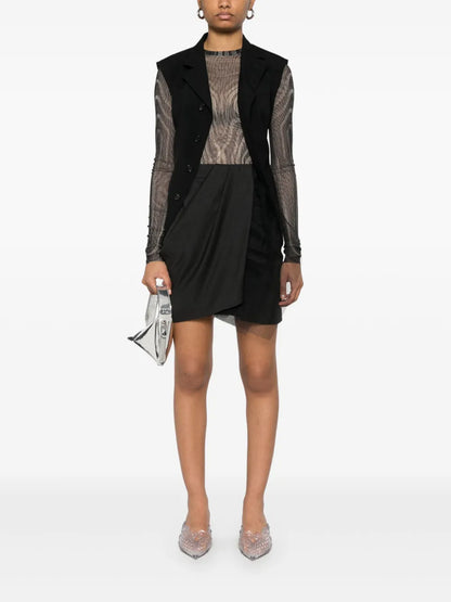 Drape Mini Skirt