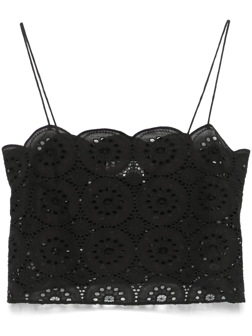 Broderie Crop Top