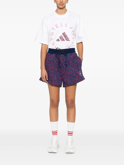 Printed Terry Shorts